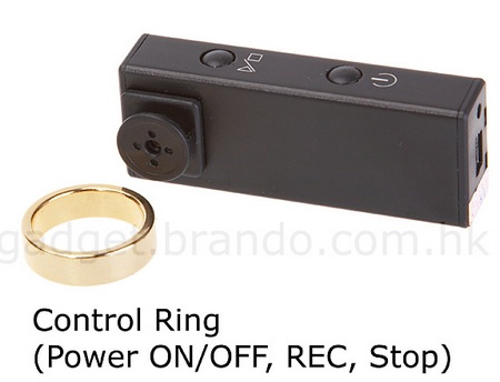 Button Spy Camera with Ring Controller