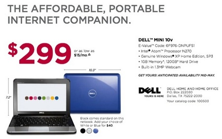 Dell Inspiron Mini 10v Netbook Spotted
