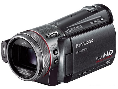 Panasonic HDC-TM350 World's Largest Capacity Full HD Camcorder