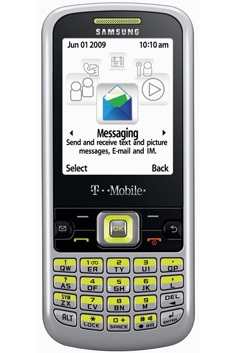 T-Mobile Samsung SGH-t349 semi-QWERTY Phone