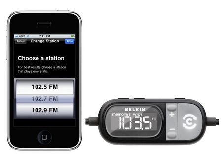 Belkin TuneCast Auto Live GPS-Assisted FM Transmitter