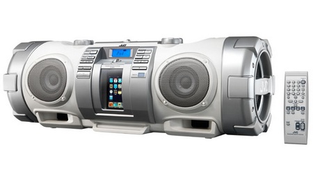 Ipod Boomboxes on Jvc Victor Rv Nb50 Cd Boombox With Ipod Dock   Itech News Net