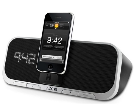 Ipod Clock on Ihome Ia5 App Enhanced Alarm Clock Speaker System For Iphone And Ipod