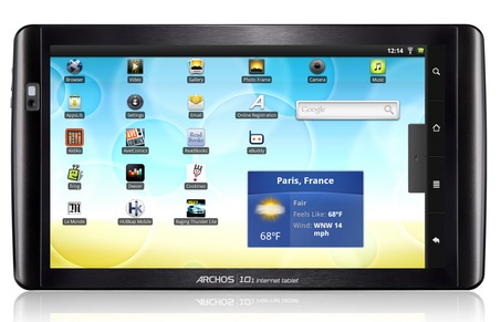 Archos 101 Android Internet
