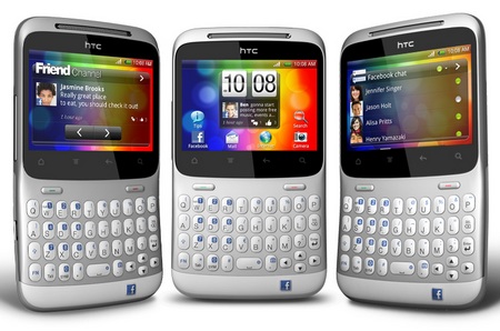 HTC ChaCha Android Social Phone Facebook button 1