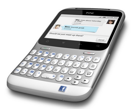 HTC ChaCha Android Social Phone Facebook button