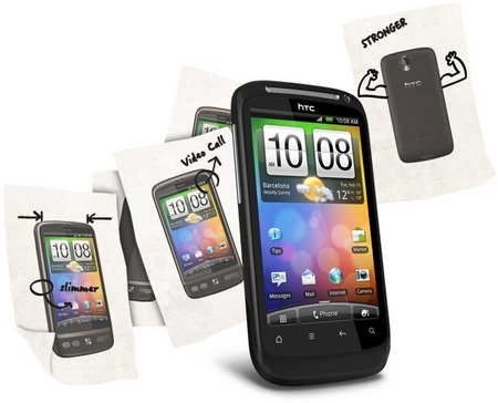 HTC Desire S Android Smartphone with Unibody Design 3