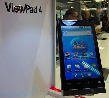 ViewSonic ViewPad 4 Android Phone Hands-on Videos