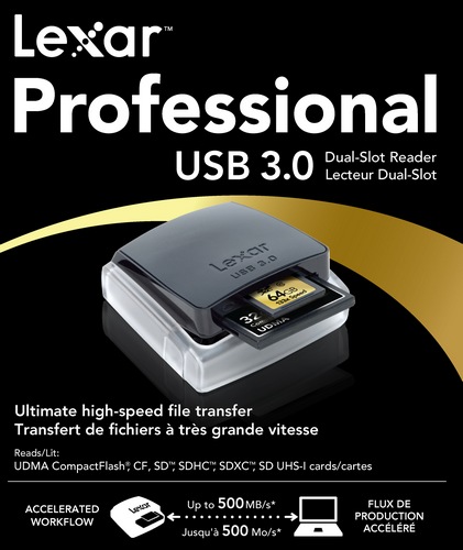 Lexar Professional USB 3.0 Dual-Slot Reader 1