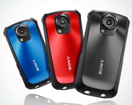 Sony Bloggie Sport HD Rugged 1080p Camcorder colors