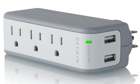 Belkin Mini Surge Protector with USB Charger