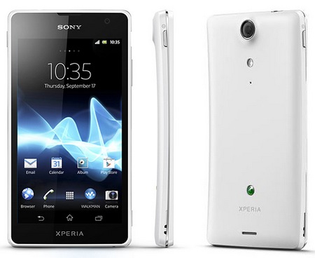 Sony Xperia GX LTE Android smartphone for japan white