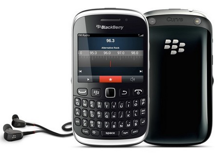 Verizon BlackBerry Curve 9310 Smartphone de radio FM