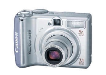 Canon PowerShot A550 Digital Camera