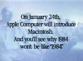 1984 Apple announced the First Macintosh