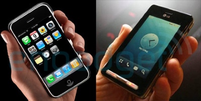 Apple iPhone vs. LG KE850