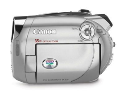 Canon DC210, DC220, DC230 DVD Camcorder