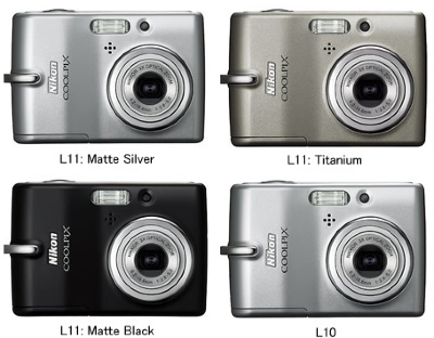 Nikon CoolPix L10/L11 Digital Cameras