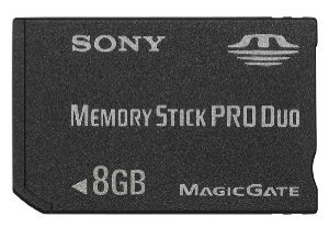 8GB Memory Stick PRO Duo, MSX-M8GS