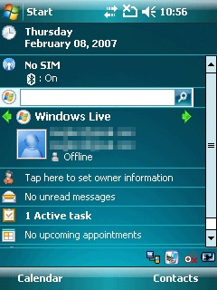 Windows Mobile 6 Professional 