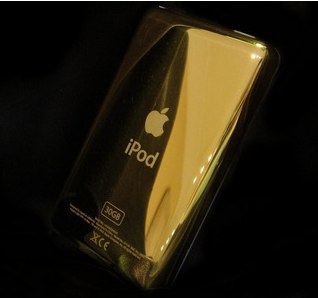 Apple iPod in 24 Carat Gold