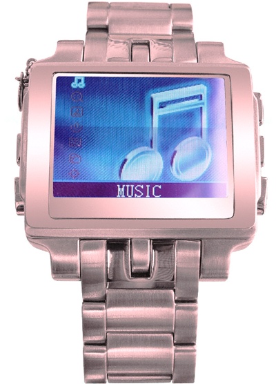 Thanko MP4 Metal Watch PMP