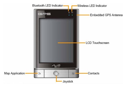 Mio P360 and P560 GPS PDAs