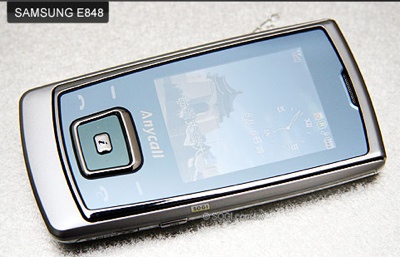 Samsung E848 - The World's Thinnest Slide Phone