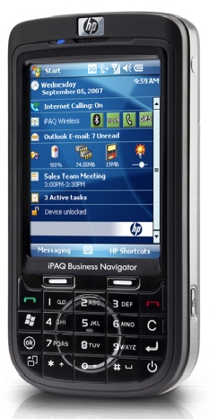 HP iPAQ 600 Series Business Navigator