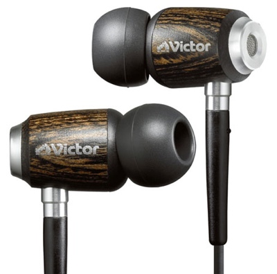 JVC / Victor HP-FX500 Wooden Earphones