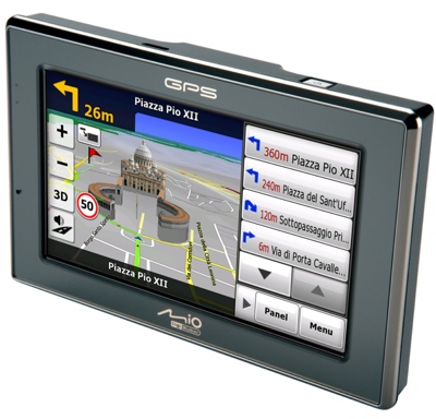 Mio C620 and C620t GPS Device with 3D maps