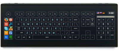 Optimus Tactus keyboard concept
