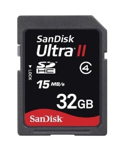 SanDisk Ultra II 32GB SDHC