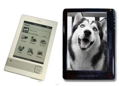 Netronix EB-100 and EB-300 e-books