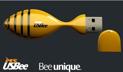 USBee Flash Drive with Bendable neck