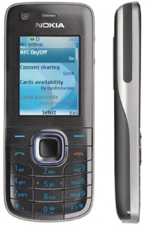 Nokia 6212 Classic supports NFC