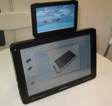 e-Detail Prezenter PSR Tablet PC has two screens