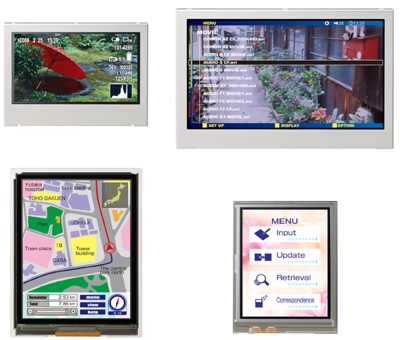 NEC Tiny QHD LCD Modules