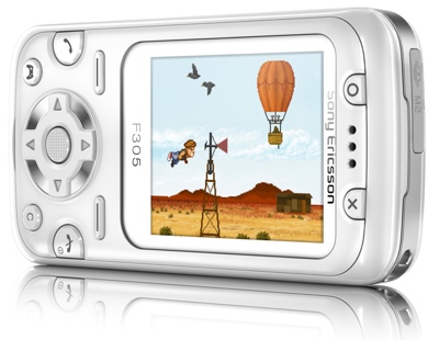 Sony Ericsson F305 with Motion Gaming