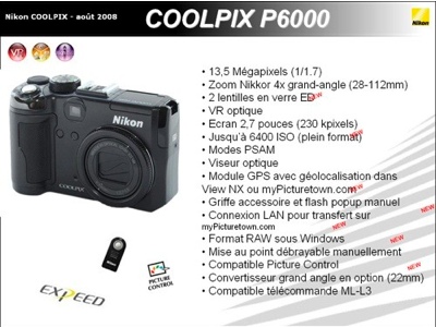 Nikon CoolPix P6000