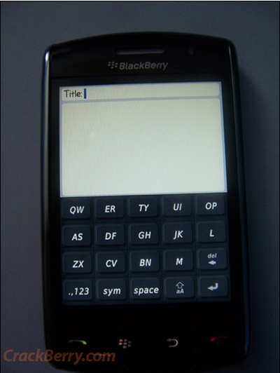 RIM BlackBerry Thunder