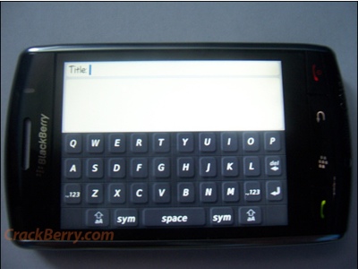 RIM BlackBerry Thunder