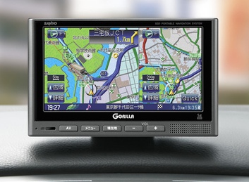 Sanyo Gorilla NV-SD585DT GPS Device with SSD