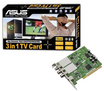 Asus My Cinema-PS3-100/PTS/FM/AV/RC 3-in-1 TV Card