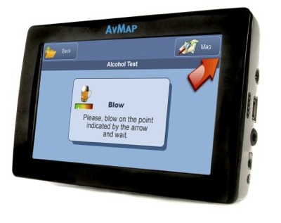 AvMap Geosat 6 Drive Safe with Breathalyzer