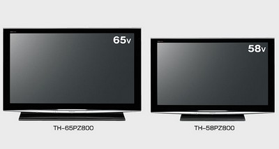 Panasonic Viera TH-65PZ800 and TH-58PZ800 Plasma HDTVs