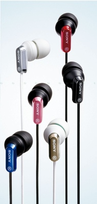 Sony N.U.D.E MDR-EX Hybrid Silicon Earbuds