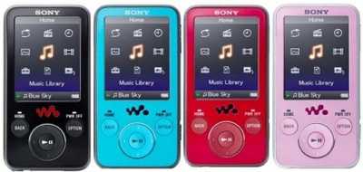 Sony NWZ-E435, NWZ-E436, and NWZ-E438 Walkman PMP