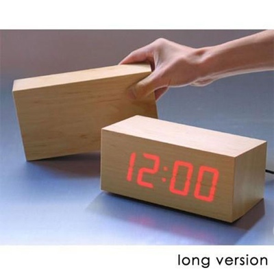 TO:CA Wood LED clocks