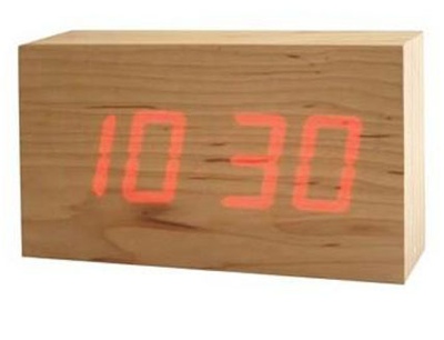 TO:CA Wood LED clocks